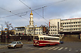МТВ-82 #055 на Сергиевской площади поворачивает на улицу Полтавский Шлях
