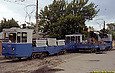 МГП-143, МГП-154 и МГП-151 на улице Академика Павлова в районе Конюшенного переулка