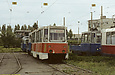 ВТ-2 (71-605А) в открытом парке Салтовского трамвайного депо