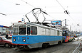 ВТП-3 и Tatra-T6B5 #4541 на пересечении улицы Академика Павлова и проспекта 50-летия ВЛКСМ