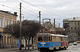 ВТП-4 с вагоном Tatra-T3SU #3067 на улице Октябрьской Революции возле улицы Рыбасовской