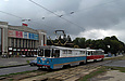 ВТП-4 с вагоном Tatra-T3SUCS #485 на буксире на Московском проспекте в районе Спортивного переулка