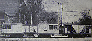 Хоппер-дозаторы (моторный на базе МТВ-82 и безмоторный типа ТК1-1) в Коминтерновском трамвайном депо
