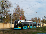 Stadler B85300M #3200 3-го маршрута на улице Залютинской возле конечной "Залютино"