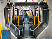 Салон трамвайного вагона Stadler B85300M