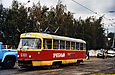Tatra-T3SU #0301 в Пискуновском переулке возле Троллейбусного депо № 1