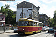 Tatra-T3SU #0301 на улице Пушкинской возле станции метро "Архитектора Бекетова"