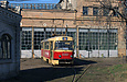 Tatra-T3SU #0301 напротив 9-й канавы бывшего Коминтерновского трамвайного депо