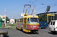 Tatra-T3SU #1508 8-го маршрута на перекрестке улиц Плехановской и Державинской