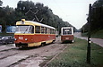 Tatra-T3SU #1513 и КТМ-5M3 #850 12-го маршрута на спуске Пассионарии