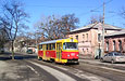Tatra-T3SU #1517 12-го маршрута на улице Котлова в районе Резниковского переулка
