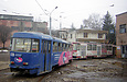 Tatra-T3SU #1735 на маневрах в Коминтерновском трамвайном депо