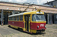 Tatra-T3SU #1755 возле производственного корпуса в Коминтерновском трамвайном депо