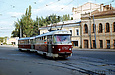 Tatra-T3SU #1757-1758 5-го маршрута на Московском проспекте возле Харьковской набережной