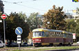 Tatra-T3SU #1795-1796 на Московском проспекте, подходит к перекрестку с площадью Восстания