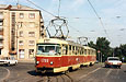 Tatra-T3SU #1799-1800 6-го маршрута на перекрестке Московского проспекта и площади Восстания