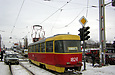 Tatra-T3SU #1824 30-го маршрута на улице Академика Павлова возле проспекта 50-летия ВЛКСМ