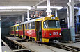 Tatra-T3SU #1829 в Коминтерновском трамвайном депо