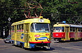 Tatra-T3SU #1829 6-го маршрута на перекрестке Московского проспекта и улицы Академика Павлова