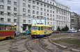 Tatra-T3SU #1829 6-го маршрута на конечной станции "Южный вокзал"