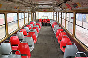 Пассажирский салон вагона Tatra-T3SU #1830