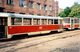 Tatra-T3SU #1823 и Tatra-T6B5 #1524 на маневрах в Коминтерновском трамвайном депо