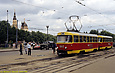 Tatra-T3SU #1843-1844 6-го маршрута на Пролетарской площади