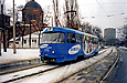 Tatra-T3SU #1845 12-го маршрута на улице Котлова недалеко от конечной станции "Ивановка"