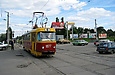 Tatra-T3SU #1877 30-го маршрута на улице Академика Павлова возле улицы Амурской