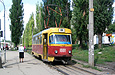 Tatra-T3SU #1881 8-го маршрута на проспекте Тракторостроителей возле остановки "533-й микрорайон"