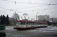 Tatra-T3SU #1892-1893 6-го маршрута на улице Полевой на перекрестке с улицей Плехановской