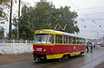 Tatra-T3SU #3001 20-го маршрута в Лосевском переулке возле Пискуновского переулка