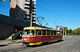 Tatra-T3SU #3001 27-го маршрута на улице Октябрьской революции