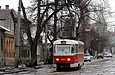 Tatra-T3A #3001 27-го маршрута на улице Гольдберговской в районе улицы Полтавской