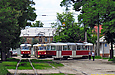 Tatra-T3A #3001, Tatra T3A#3036 и Tatra T3SU #425 6-го маршрута на РК "Новосёловка"
