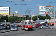 Tatra-T3A #3001 7-го маршрута в Пискуновском переулке перед поворотом в Лосевский переулок