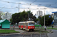 Tatra-T3SU #3003-3004 3-го маршрута на площади Бугримовой возле улицы Урицкого