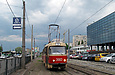 Tatra-T3SU #3003-3004 3-го маршрута на улице Полтавский шлях в районе улицы Клапцова