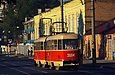 Tatra-T3SU #3003-3004 27-го маршрута на улице Кирова между улицей Плехановской и проспектом Гагарина