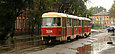 Tatra-T3SU #3003-3004 3-го маршрута в Рыбасовском переулке