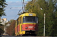 Tatra-T3SU #3007 27-го маршрута на Балашовском путепроводе