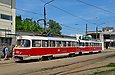 Tatra-T3SU #3007-3008 6-го маршрута на конечной станции "602-й микрорайон"
