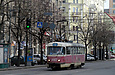 Tatra-T3SU #3007 7-го маршрута на улице Конарева напротив Привокзальной площади