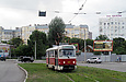 Tatra-T3SUCS #3007 6-го маршрута на Московском проспекте в районе площади Защитников Украины