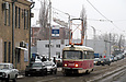 Tatra-T3SU #3008 20-го маршрута в Рогатинском проезде в районе улицы Клочковской