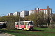 Tatra-T3SU #3008 20-го маршрута на конечной станции "Улица Новгородская"