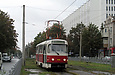 Tatra-T3SUCS #3008 27-го маршрута на площади Защитников Украины в районе Московского проспекта
