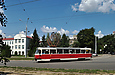 Tatra-T3SUCS #3008 27-го маршрута поворачивает с улицы Кошкина на улицу Плехановскую