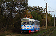 Tatra-T3SUCS #3008 27-го маршрута на улице Героев труда в районе Лазьковского моста