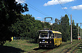 Tatra-T3SUCS #3008 27-го маршрута на улице Героев труда в районе улицы Гвардейцев-Широнинцев